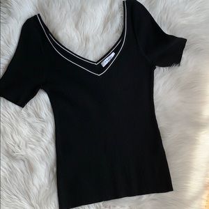 FRAME WOMEN V NECK SWEATER TOP